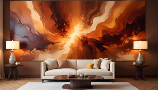 How to Use Abstract Art to Create Dramatic Effects in Interiors