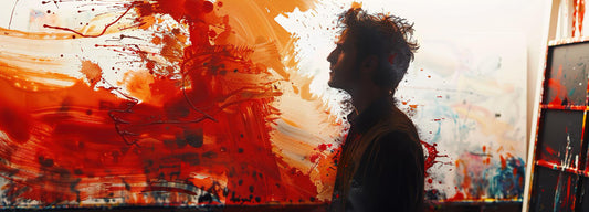 The role of spontaneity in the making of abstract art