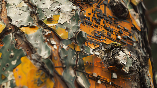 Investigating Metallics in Abstract Art