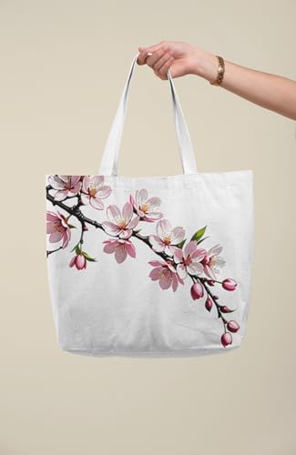 Art to Doors | Springtime Watercolor | Tote Bags | Shopping Bag For Grocery | Aesthetic Carry Bag | Tote Bag for Shopping, Travel, office & beach bags for women