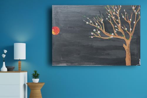 Art to Doors | Rajaneegandha | Artist Ajay Pratap Singh Rathore | Rectangle | Art Print | Home Decor | Wall Decor | Gift Items | Canvas Frame
