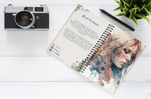 Art to Doors | Womanhood | Spiral Notebooks | A5 Size Paper | 120 Pages | 70 GSM Paper | Attractive Cover Designs