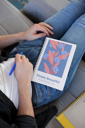 Art to Doors | Simply Beautiful | Spiral Notebooks | A5 Size Paper | 120 Pages | 70 GSM Paper | Attractive Cover Designs