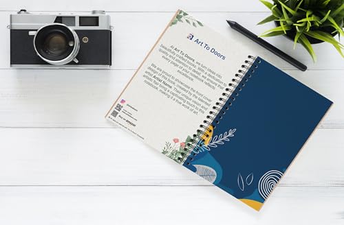 Art to Doors | Deep Sea Garden | Spiral Notebooks | A5 Size Paper | 120 Pages | 70 GSM Paper | Attractive Cover Designs