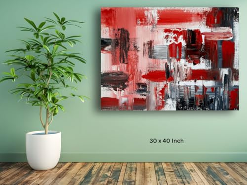 Art to Doors | I See Red | Artist Nandita Venkatraman | Horizontal | Art Print | Home Decor | Wall Decor | Gift Items | Wall Art