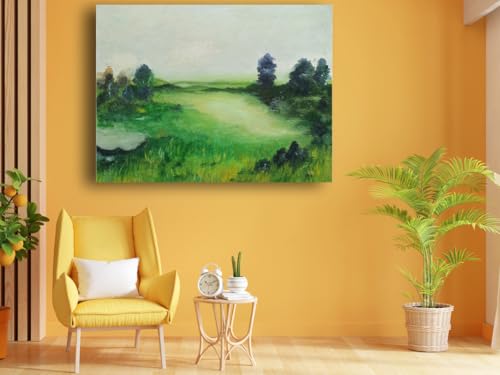 Art to Doors| Morning Mist | Artist Poonam Patil | Rectangle | Art Print | Home Decor | Wall Decor | Gift Items | Canvas Frame