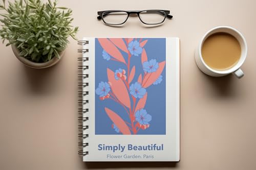 Art to Doors | Simply Beautiful | Spiral Notebooks | A5 Size Paper | 120 Pages | 70 GSM Paper | Attractive Cover Designs