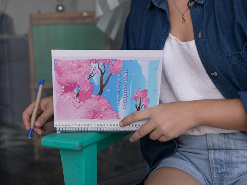 Art to Doors | Believe in yourself | Spiral Notebooks | A5 Size Paper | 120 Pages | 70 GSM Paper | Attractive Cover Designs