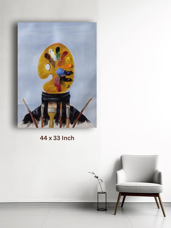 Art to Doors | Untitled | Artist Aditi Arele | Rectangle | Art Print | Home Decor | Wall Decor | Gift Items | Canvas Frame