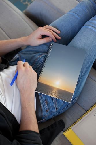 Art to Doors | Tropical Coast | Spiral Notebooks | A5 Size Paper | 120 Pages | 70 GSM Paper | Attractive Cover Designs