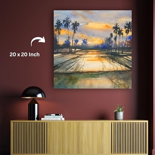 Art to Doors | Dusk's Tranquility | Square | Art Print | Home Decor | Wall Decor | Gifts for Women | Gifts for Men | Wall Art