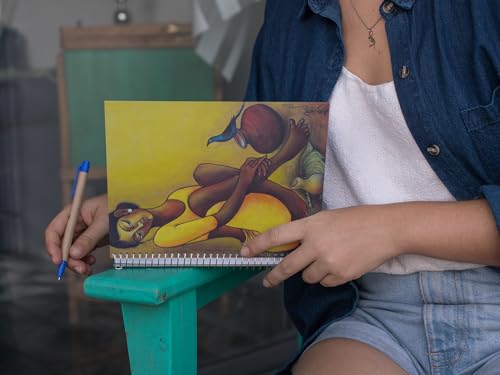 Art to Doors | Relaxing Mood | Artist Joseph Arthur Baptist | Spiral Notebooks | A5 Size Paper | 120 Pages | 70 GSM Paper | Attractive Cover Designs