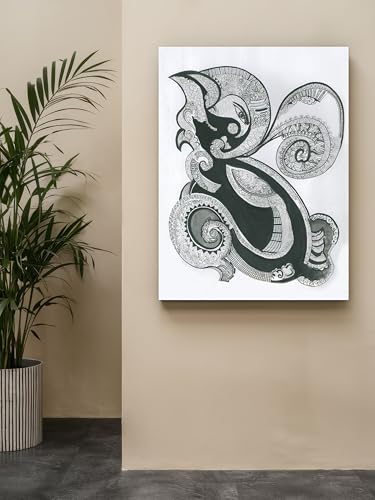Art to Doors | Ganesh Mandala Art | Artist Jhankar Agarwal | Vertical | Art Prints | Home Decor | Wall Art | Gift Items | Canvas Frame