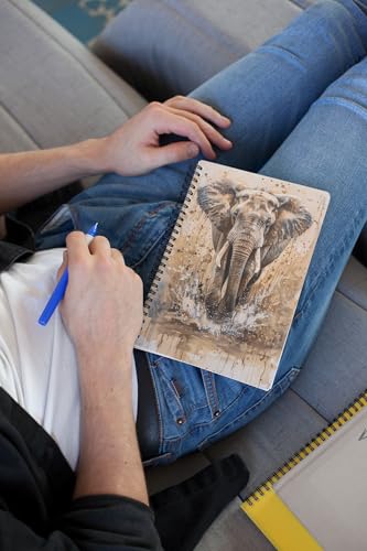 Art to Doors | Majestic March | Spiral Notebooks | A5 Size Paper | 120 Pages | 70 GSM Paper | Attractive Cover Designs