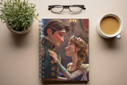 Art to Doors | Arendelle's Secret | Spiral Notebooks | A5 Size Paper | 120 Pages | 70 GSM Paper | Attractive Cover Designs