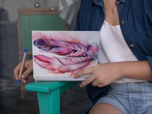 Art to Doors | The Gentle Touch of Art | Spiral Notebooks | A5 Size Paper | 120 Pages | 70 GSM Paper | Attractive Cover Designs