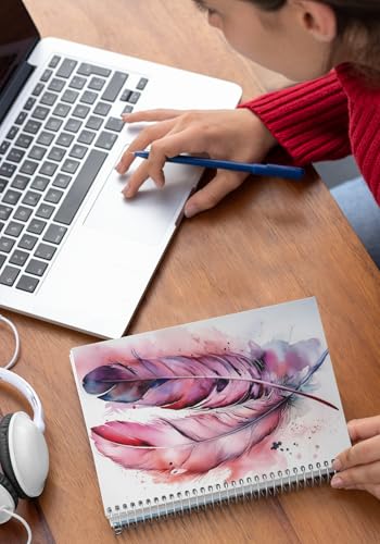 Art to Doors | The Gentle Touch of Art | Spiral Notebooks | A5 Size Paper | 120 Pages | 70 GSM Paper | Attractive Cover Designs