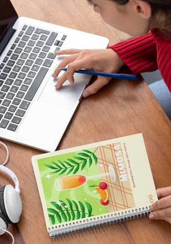 Art to Doors | Mimosa | Spiral Notebooks | A5 Size Paper | 120 Pages | 70 GSM Paper | Attractive Cover Designs