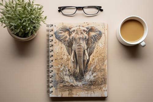Art to Doors | Majestic March | Spiral Notebooks | A5 Size Paper | 120 Pages | 70 GSM Paper | Attractive Cover Designs