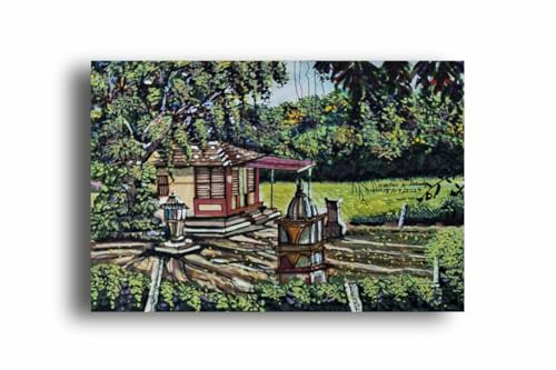 Art to Doors | Earthy Connect | Artist Neehar Kiran Dabade | Rectangle | Art Prints | Home Decor | Wall Art | Gift Items | Canvas Frame