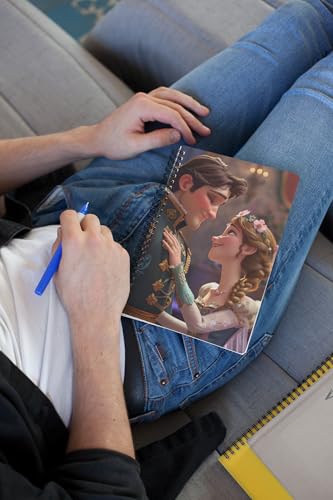 Art to Doors | Arendelle's Secret | Spiral Notebooks | A5 Size Paper | 120 Pages | 70 GSM Paper | Attractive Cover Designs
