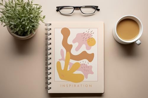 Art to Doors | Inspiration | Spiral Notebooks | A5 Size Paper | 120 Pages | 70 GSM Paper | Attractive Cover Designs