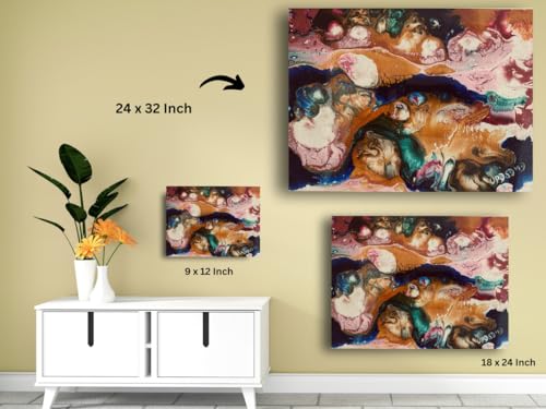 Art to Doors | Abstract Art | Artist Upasana Mankani | Horizontal | Art Prints | Home Decor | Gift Items | Wall Art | Canvas Frame