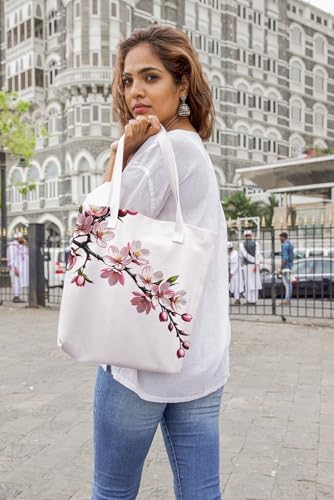 Art to Doors | Springtime Watercolor | Tote Bags | Shopping Bag For Grocery | Aesthetic Carry Bag | Tote Bag for Shopping, Travel, office & beach bags for women