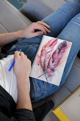 Art to Doors | The Gentle Touch of Art | Spiral Notebooks | A5 Size Paper | 120 Pages | 70 GSM Paper | Attractive Cover Designs