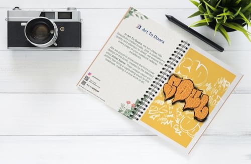 Art to Doors | Soul Graffiti | Spiral Notebooks | A5 Size Paper | 120 Pages | 70 GSM Paper | Attractive Cover Designs