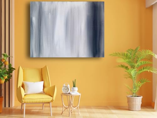 Art to Doors | The Grey Waterfall | Artist Nandita Venkatraman | Horizontal | Art Print | Home Decor | Wall Decor | Gift Items | Wall Art