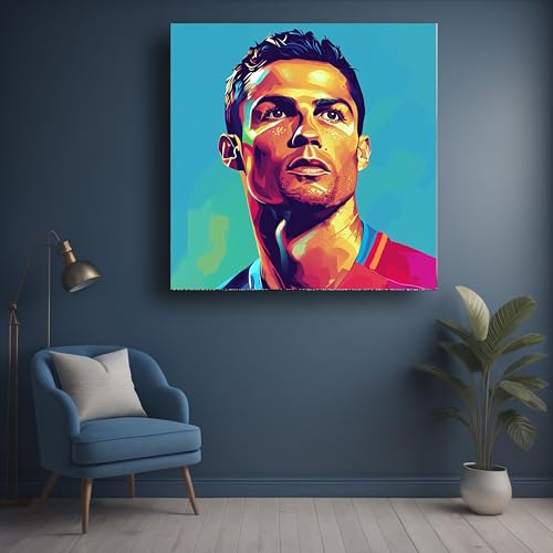 Art to Doors | CR7 | Square | Art Print | Home Decor | Wall Decor | Gifts for Women | Gifts for Men | Canvas Frame |