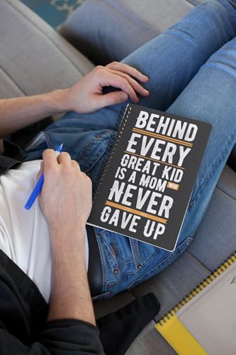 Art to Doors | Mom Never Gives Up | Spiral Notebooks | A5 Size Paper | 120 Pages | 70 GSM Paper | Attractive Cover Designs