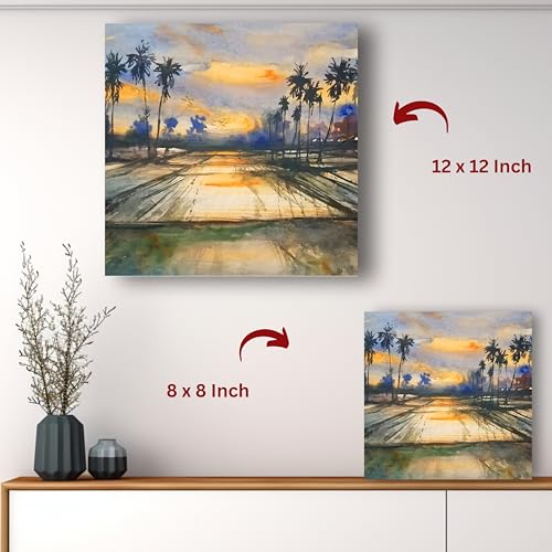 Art to Doors | Dusk's Tranquility | Square | Art Print | Home Decor | Wall Decor | Gifts for Women | Gifts for Men | Wall Art