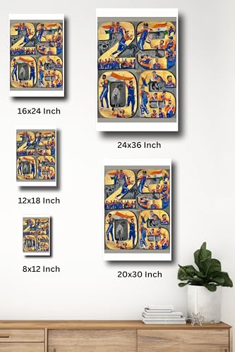 Art to Doors | Billion of Emotions | Artist Apurba Pandit | Vertical | Art Print | Personalized Gift | Home Decor | Gifts | Wall Decor | Wall Paintings | Wall Art