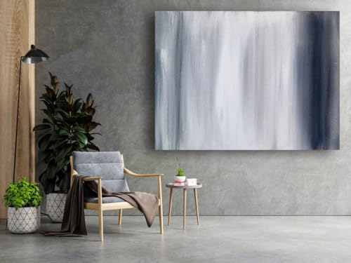 Art to Doors | The Grey Waterfall | Artist Nandita Venkatraman | Horizontal | Art Print | Home Decor | Wall Decor | Gift Items | Wall Art
