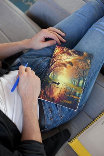 Art to Doors | Whispers of the Forest | Spiral Notebooks | A5 Size Paper | 120 Pages | 70 GSM Paper | Attractive Cover Designs