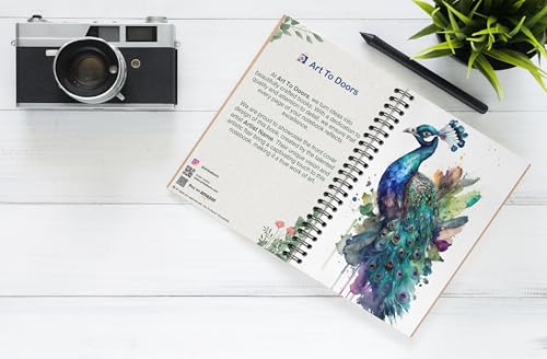 Art to Doors | Royal Majesty | Spiral Notebooks | A5 Size Paper | 120 Pages | 70 GSM Paper | Attractive Cover Designs