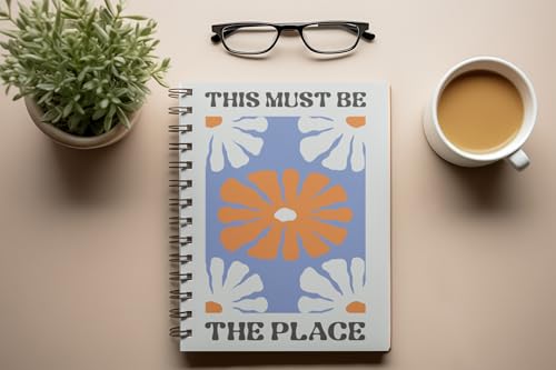 Art to Doors | This Must Be The Place | Spiral Notebooks | A5 Size Paper | 120 Pages | 70 GSM Paper | Attractive Cover Designs