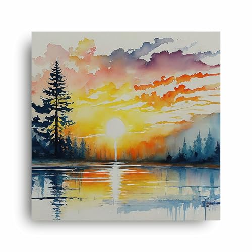 Art to Doors | Golden Hour Serenity | Square | Art Print | Home Decor | Wall Decor | Gifts for Women | Gifts for Men | Wall Art |