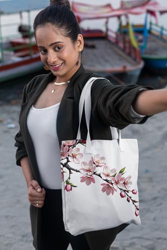 Art to Doors | Springtime Watercolor | Tote Bags | Shopping Bag For Grocery | Aesthetic Carry Bag | Tote Bag for Shopping, Travel, office & beach bags for women