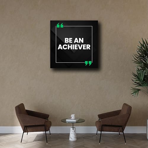 Art to Doors Be an Achiever | Motivational Quotes | Office Quotes | Personalized Gift For Anniversary, Birthday, Wedding, Home Decor | Quotes for Home, Living Room, Study Room