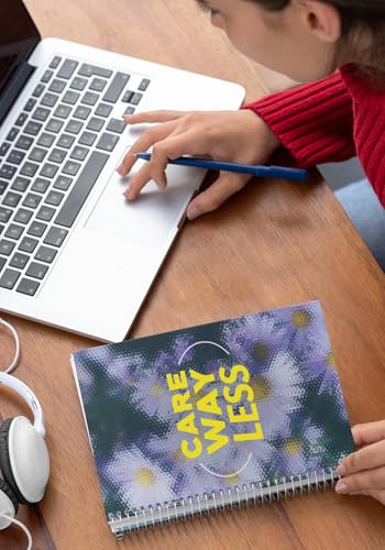 Art to Doors | Care Way Less | Spiral Notebooks | A5 Size Paper | 120 Pages | 70 GSM Paper | Attractive Cover Designs