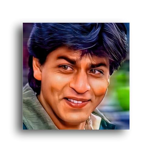 Art to Doors King Khan Splendor: Shah Rukh Khan Canvas Print - Iconic Tribute for Every Fan! (SRK) | Personalized Gift For Anniversary, Birthday, Wedding