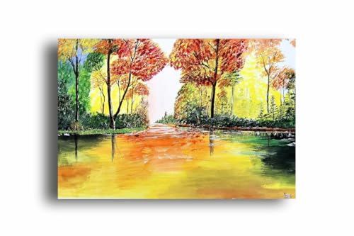 Art to Doors | Nature Beauty | Artist Ravindran Krishnan| Rectangle | Art Prints | Home Decor | Wall Art | Gift Items | Canvas Frame