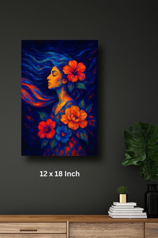 Art to Doors| Whisper Of The Wind | Artist Anima Konai | Rectangle | Art Print | Home Decor | Wall Decor | Gift Items | Canvas Frame