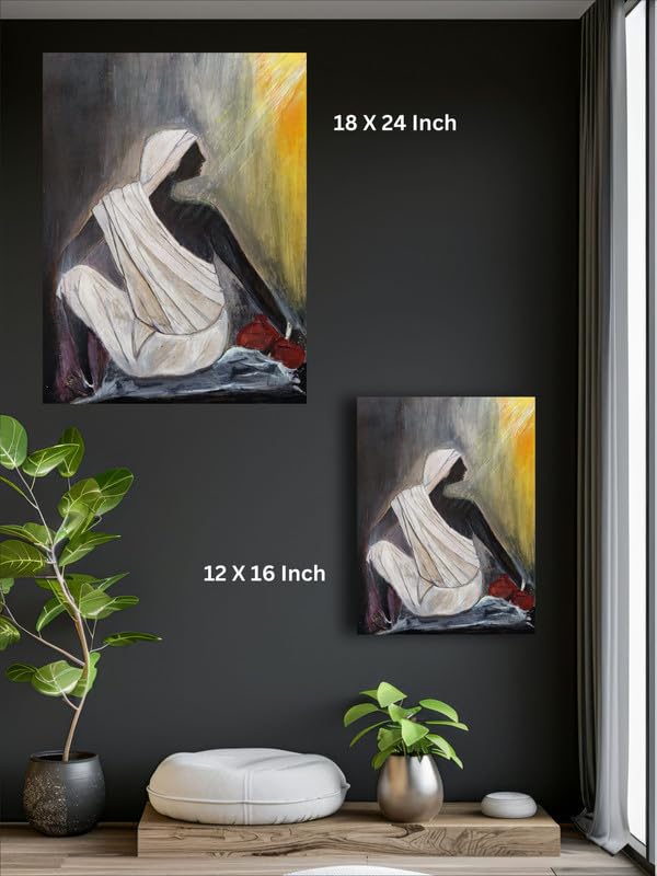 Art to Doors | The Life | Artist Ravindran Krishnan | Rectangle | Art Prints | Home Decor | Wall Art | Gift Items | Canvas Frame