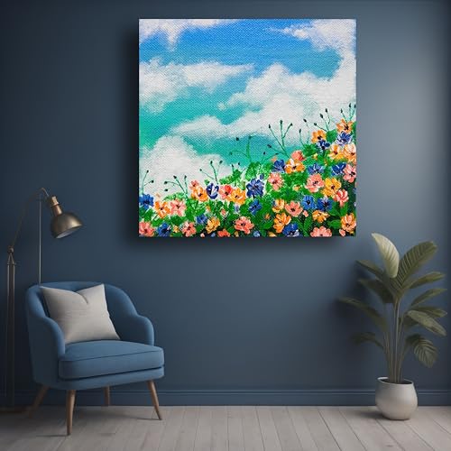 Art to Doors | Natures Palette | Square | Artist Darshana Shinde | Home Decor | Wall Art | Gifts for Women | Gifts for Men | Canvas Frame