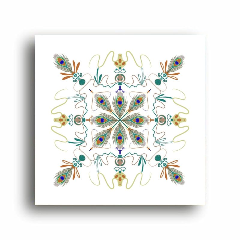 Art to Doors | Krishna Mandala Art | Artist Akshara Prasannan | Art Print | Home Decor | Wall Decor | Gift Items | Wall Art | Canvas Frame