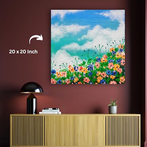 Art to Doors | Natures Palette | Square | Artist Darshana Shinde | Home Decor | Wall Art | Gifts for Women | Gifts for Men | Canvas Frame